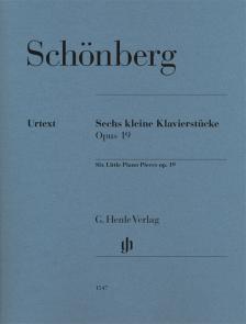 SCHÖNBERG - SECHS KLAVIERSTÜCKE OP.19