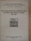 Kovács József László - Faut Márk és Klein Menyhért krónikája 1526-1616 (dedikált példány) [antikvár]