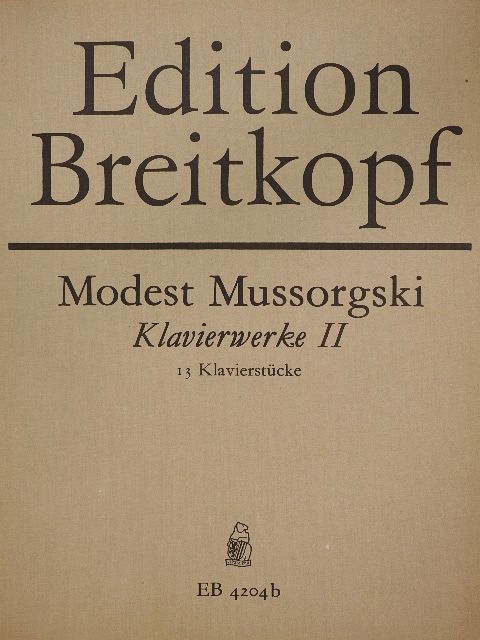 Modest Mussorgski - Klavierwerke II. [antikvár]
