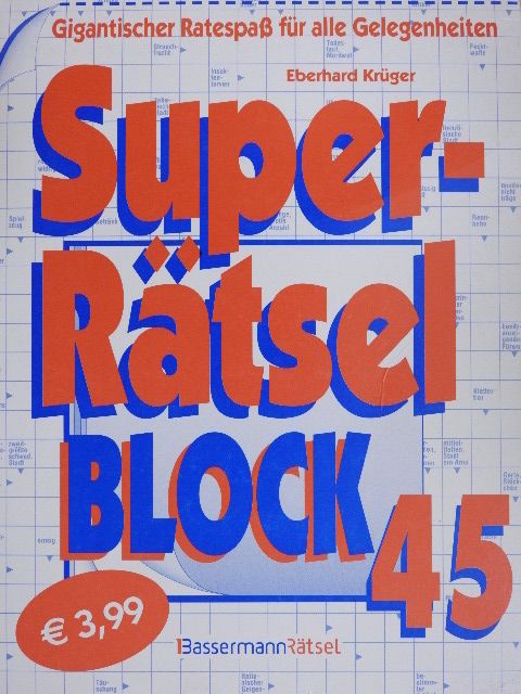 Super-Rätsel Block 45. [antikvár]
