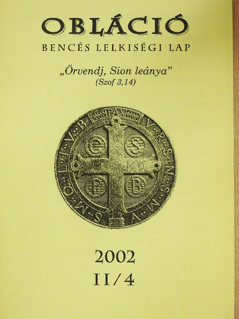 Damaszkuszi Szent János - Obláció 2002. II/4 [antikvár]