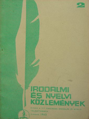 Bán Imre - Irodalmi és nyelvi közlemények 1965/2. [antikvár]