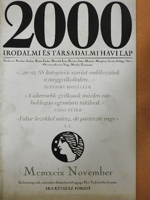 Bratka László - 2000 1999. november [antikvár]