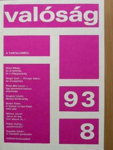 Benkő Zoltán - Valóság 1993. augusztus [antikvár]