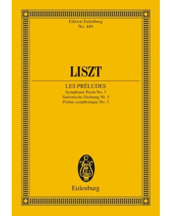LISZT - LES PRÉLUDES SYMPHONIC POEM NO.3 POCKET SCORE