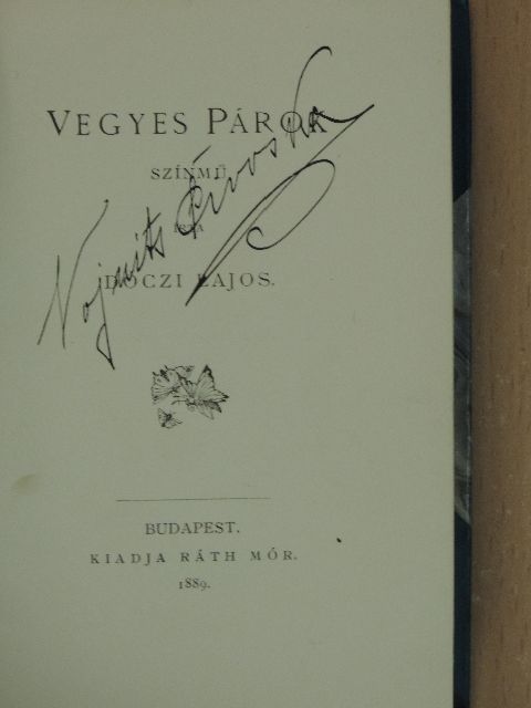 Dóczi Lajos - Vegyes párok [antikvár]