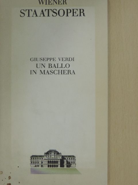 Giuseppe Verdi: Un Ballo in Maschera [antikvár]