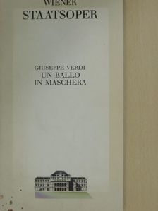 Giuseppe Verdi: Un Ballo in Maschera [antikvár]