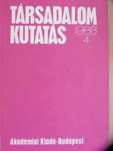 Ábel István - Társadalomkutatás 1988/4. [antikvár]