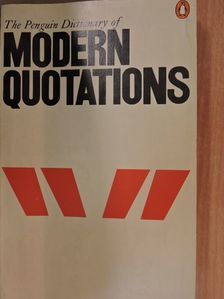 J. M. Cohen - A Dictionary of Modern Quotations [antikvár]