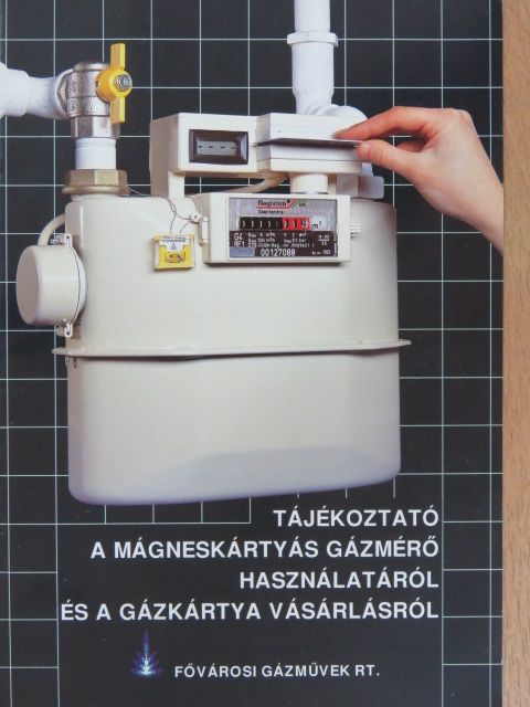 Tájékoztató a mágneskártyás gázmérő használatáról és a gázkártya vásárlásról [antikvár]
