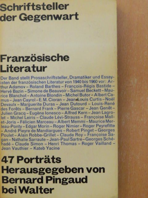 Schriftsteller der Gegenwart [antikvár]