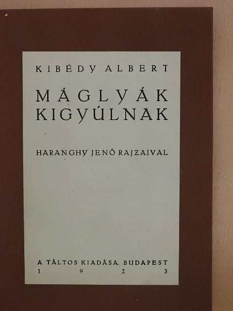 Kibédy Albert - Máglyák kigyúlnak [antikvár]