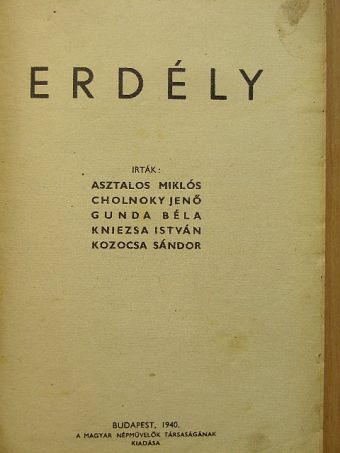 Asztalos Miklós - Erdély [antikvár]