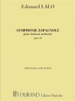 LALO, EDOUARD - SYMPHONIE ESPAGNOLE POR VIOLON ET ORCHESTRE - REDUCTION POUR VIOLON ET PIANO