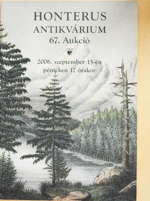 Honterus Antikvárium 67. Aukció [antikvár]