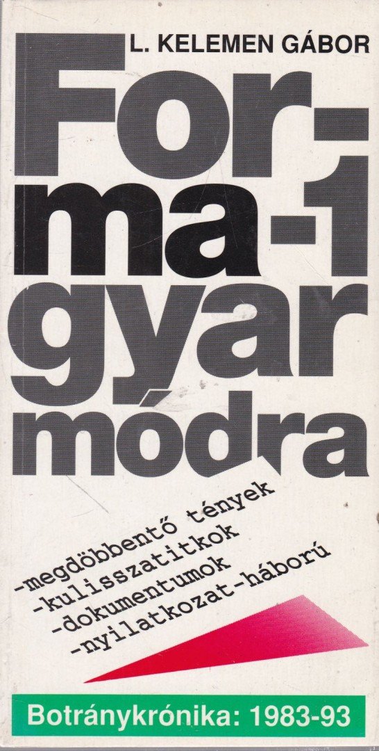 Forma-1 magyar módra [antikvár]