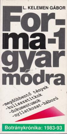 Forma-1 magyar módra [antikvár]