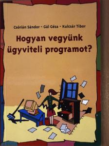 Csórián Sándor - Hogyan vegyünk ügyviteli programot? [antikvár]