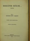 Gergelyffy Gábor - Hozzátok szólok... [antikvár]
