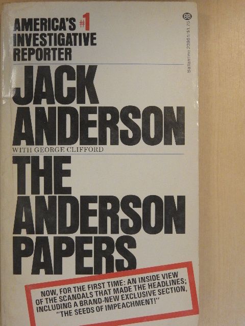 George Clifford - The Anderson Papers [antikvár]
