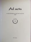 Ad acta 2000 [antikvár]