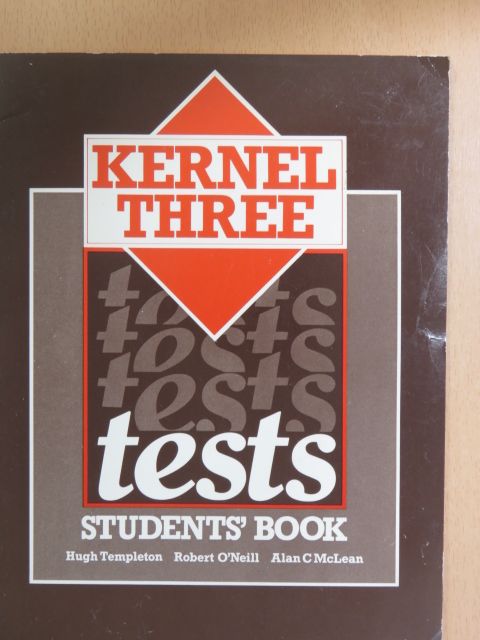Alan C. McLean - Kernel Three Tests - Students' book [antikvár]