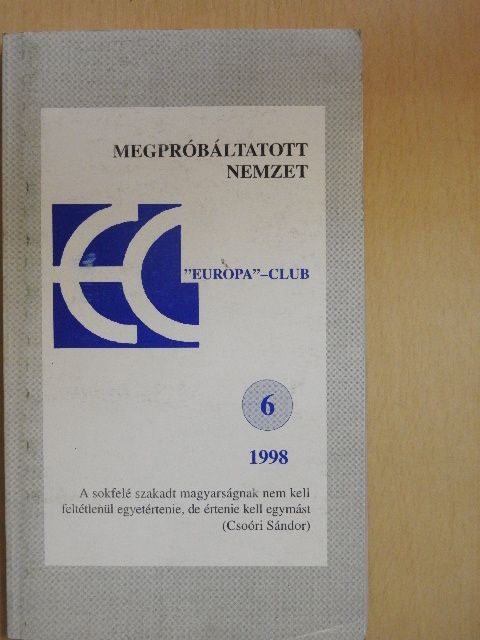 Dr. Borsi-Kálmán Béla - Megpróbáltatott nemzet [antikvár]