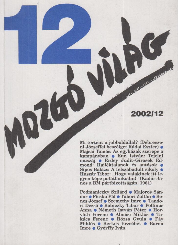 P. Szűcs Julianna - Mozgó Világ 2002/12 [antikvár]