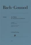 BACH / GOUNOD - AVE MARIA FOR VOICE AND PIANO - EDITION FOR LOW VOICE