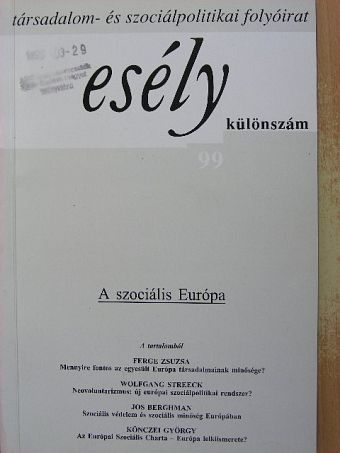 A. Walker - Esély 1999/Különszám [antikvár]