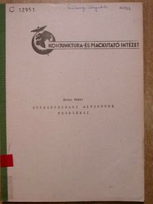 Kozma Géza - Kötszövőipari exportunk problémái [antikvár]