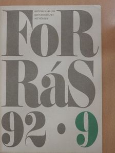 Balassa Péter - Forrás 1992. szeptember [antikvár]
