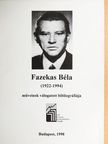 Fazekas Béla műveinek válogatott bibliográfiája [antikvár]