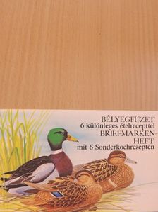 Bélyegfüzet 6 különleges ételrecepttel [antikvár]