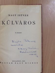 Nagy István - Külváros (dedikált példány) [antikvár]