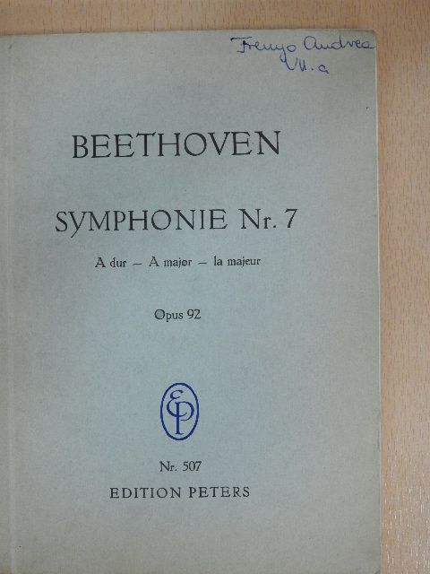 Beethoven - Symphonie Nr. 7 A dur [antikvár]