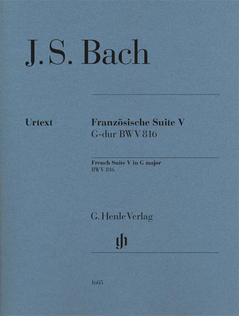 J. S. Bach - FRANZÖSISCHE SUITE V G-DUR BWV 816