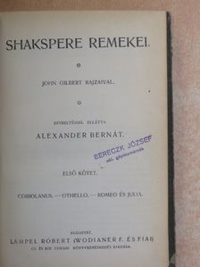 Shakespeare - Shakspere remekei I. [antikvár]