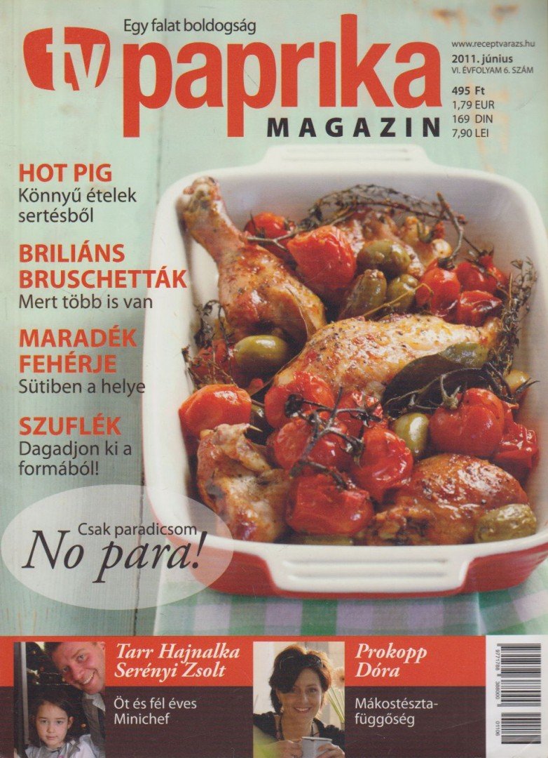 ZSIGMOND GÁBOR - TV paprika magazin 2011. június [antikvár]