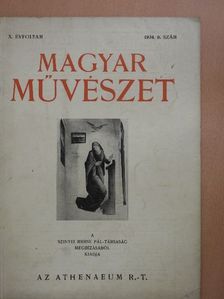 Artinger Imre - Magyar Művészet 1934/9. [antikvár]