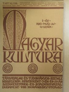 Dr. Buday László - Magyar Kultúra 1913. május 20. [antikvár]