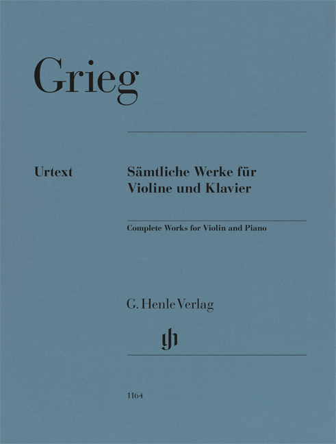 GRIEG, EDVARD - COMPLETE WORKS FOR VIOLIN AND PIANO