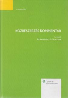 Dr. Boros Anita, Dr. Tátrai Tünde - Közbeszerzés kommentár [antikvár]