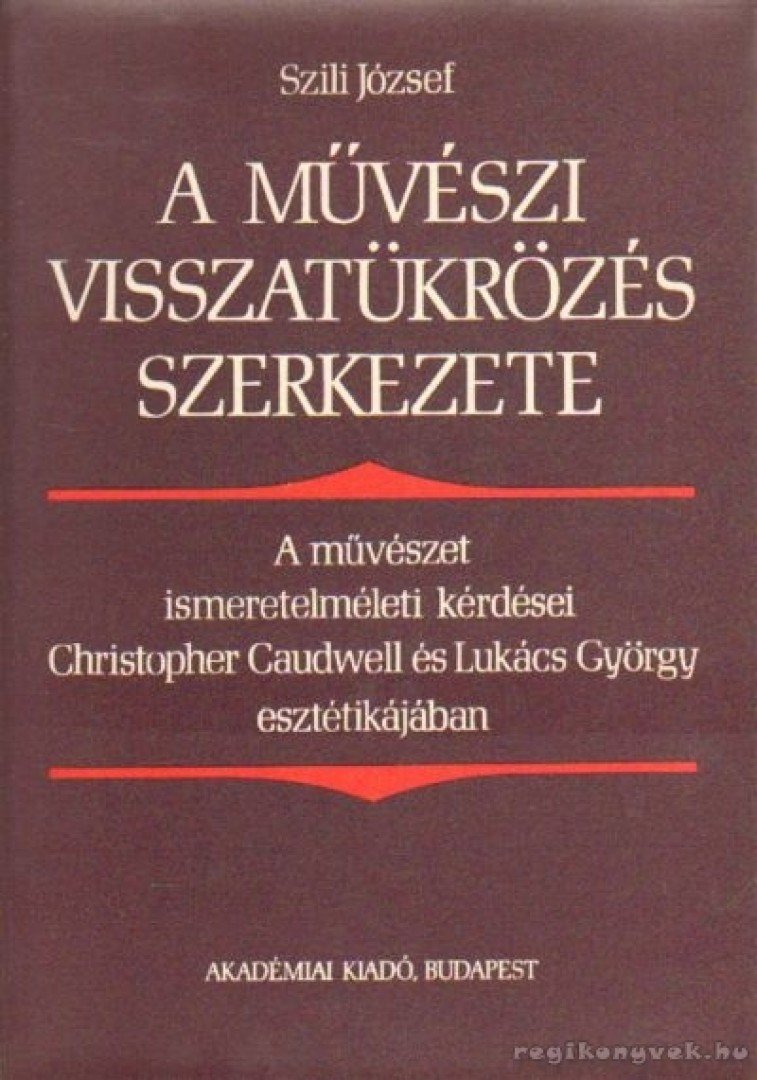 Szili József - A művészi visszatükrözés szerkezete [antikvár]
