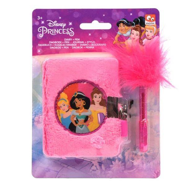DP99988V1 - Canenco, Disney Princess Plüss Napló, Tollal