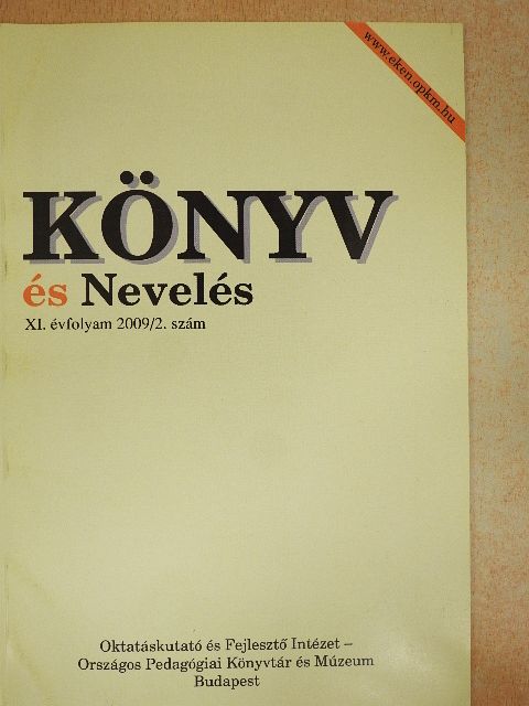 Adoryan Emese - Könyv és nevelés 2009/2. [antikvár]