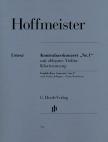 HOFFMEISTER - KONTRABASSKONZERT "NR.1" MIT OBLIGATER VIOLINE KLAVIERAUSZUG URTEXT