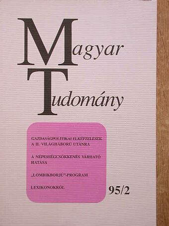 Berényi Dénes - Magyar Tudomány 1995. február [antikvár]