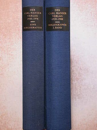Der Carl Hanser Verlag I-II. [antikvár]